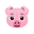 :pig face: