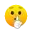 :shushing face:
