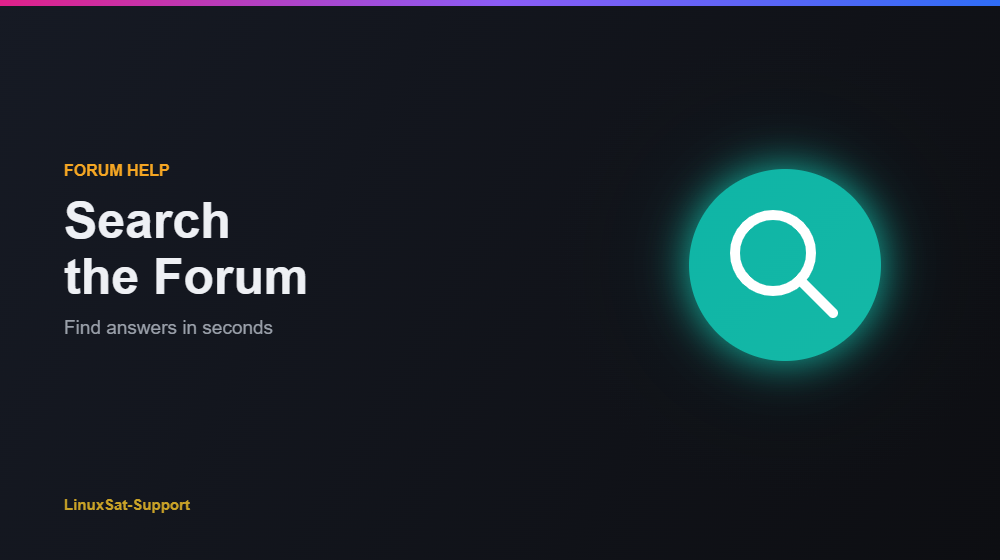 Cover banner for the Search the Forum guide