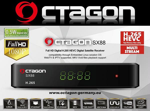OCTAGON SX88 H.265 HEVC HD