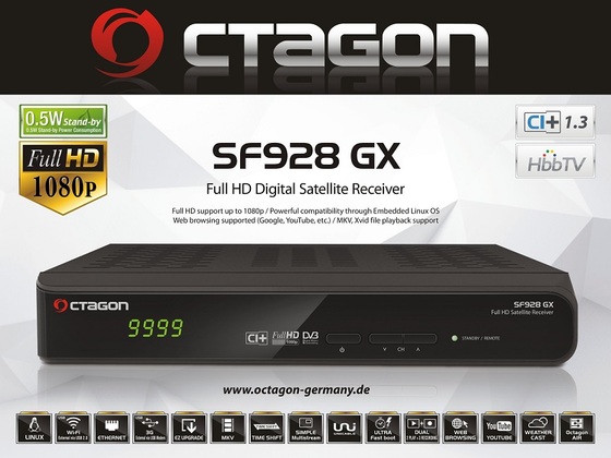 OCTAGON SF928 GX CA CI+ HD