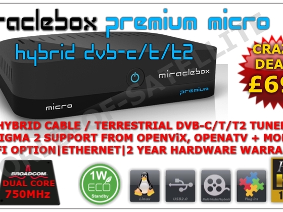 MIRACLEBOX MICRO HYBRID TUNER DVB-C