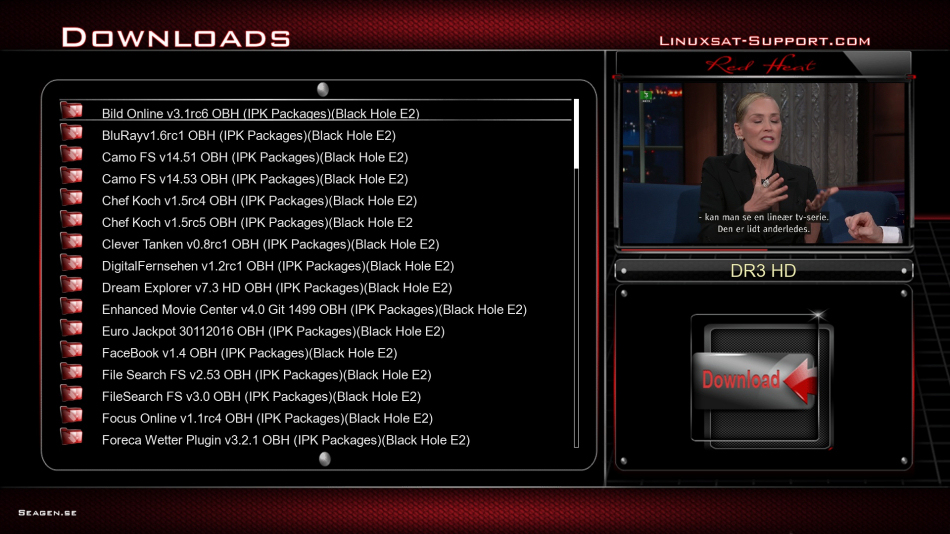 Skin Redheat Linuxsat