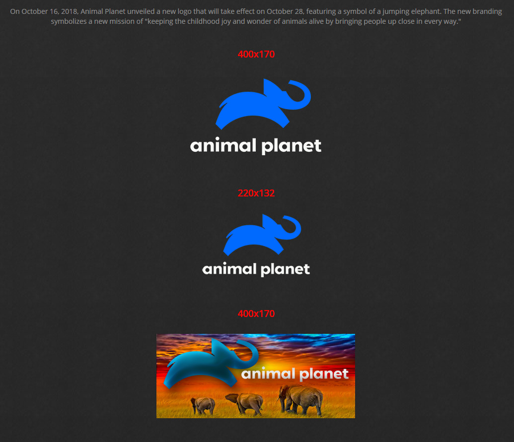 New Logo for Animal Planet