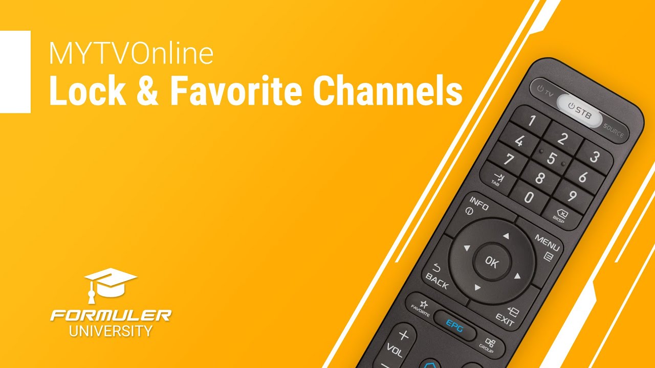 MYTVOnline Lock and Favorite Channels