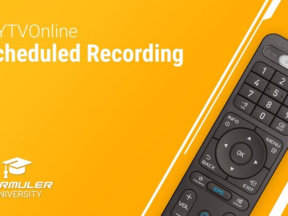 MYTVOnline Scheduled Recording