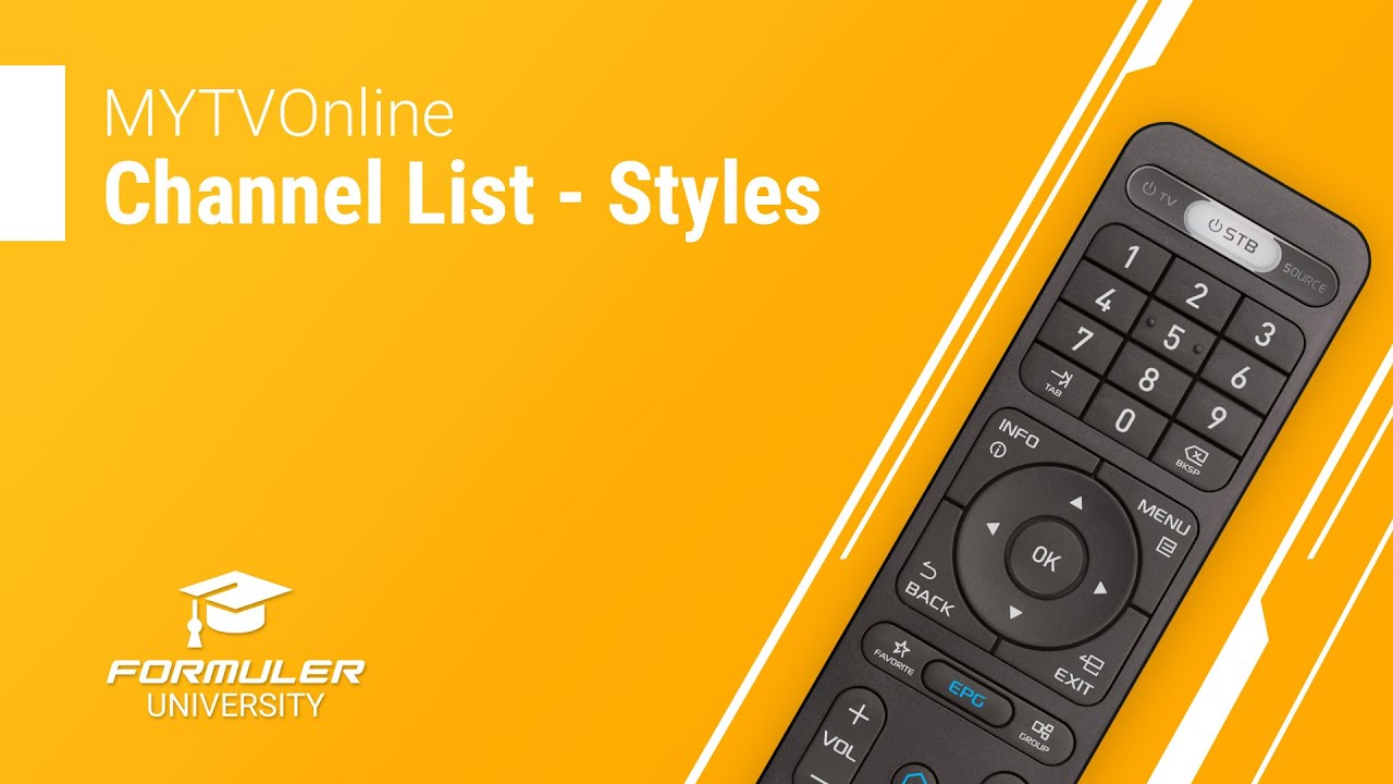 MYTVOnline Channel List - Styles