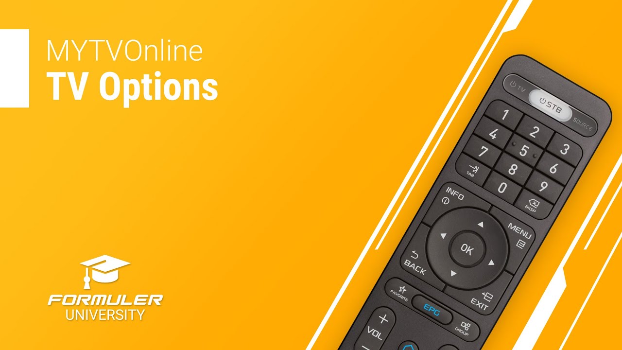 MYTVOnline TV Options