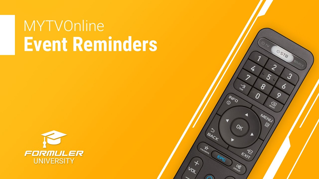 MYTVOnline Event Reminders