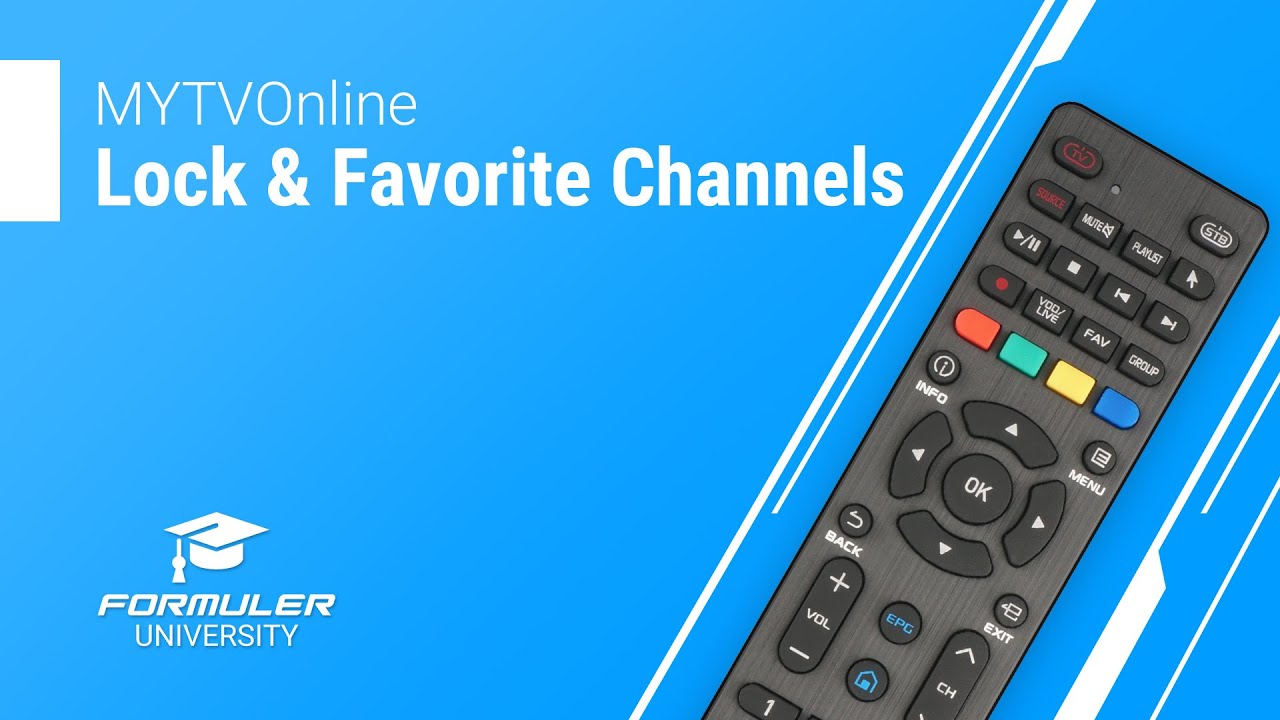 MYTVOnline Lock and Favorite Channels
