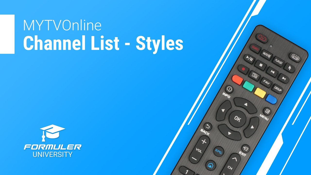 MYTVOnline Channel List - Styles