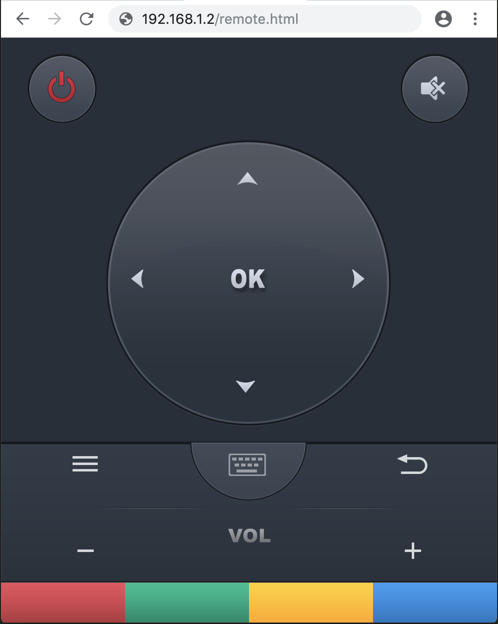 Telecomando remoto lan/wlan Edision Primo IP S2