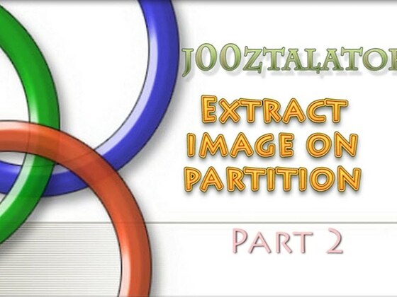 j00ztalator - Extract image on partition, part 2