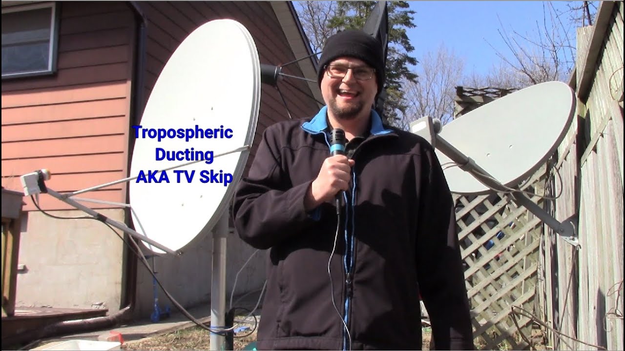 Tropospheric Ducting - AKA - Over the air TV DXing - 100 mile TV Antenna